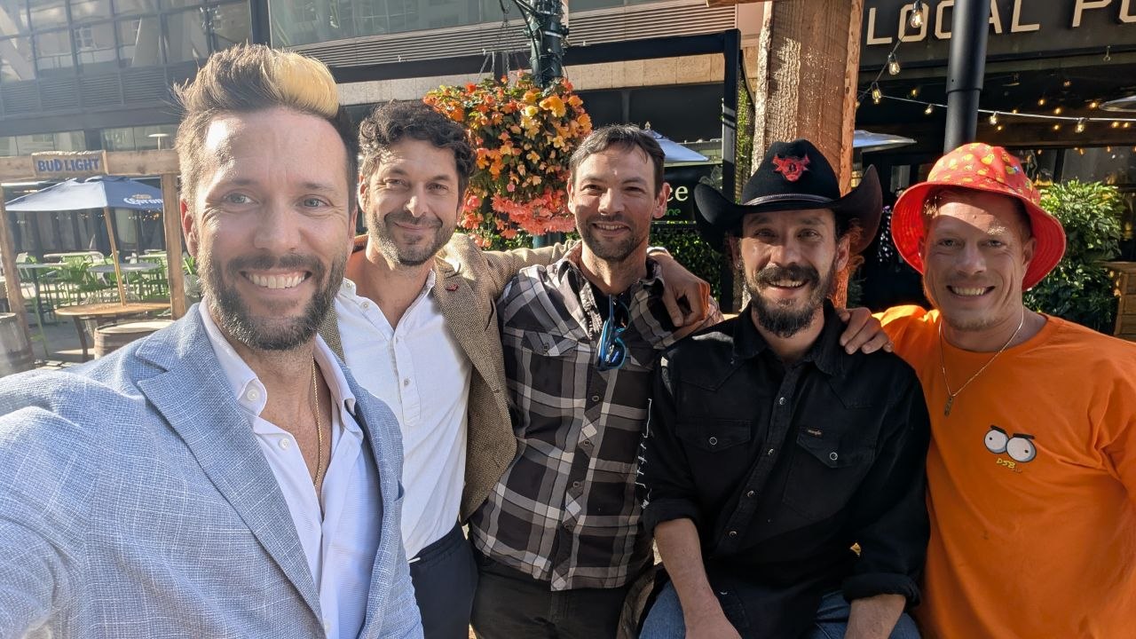 Late night social at the workshop